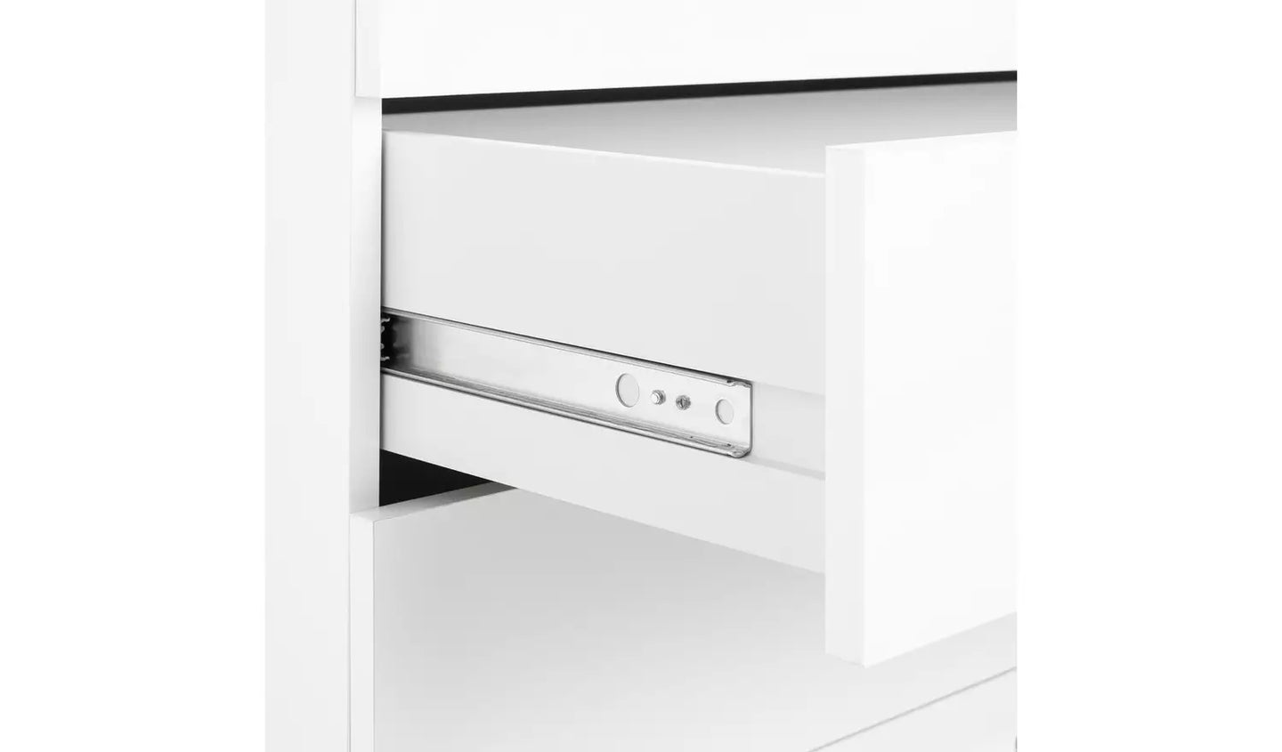 Brisbane 4 Drawer Chest - White